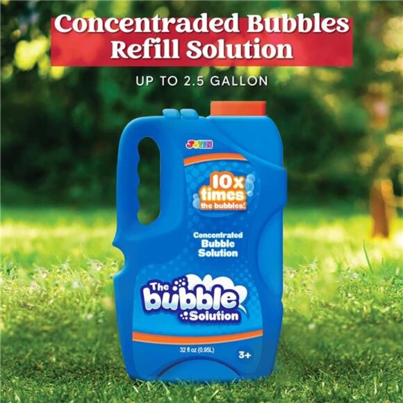 JOYIN 32 oz Bubble Solution Refills (Close to 1L/ 2.5 Gallon) Big Bubble - Picture 2 of 8